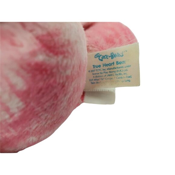 Care Bears True Heart Bear 11 in Plush Pink Heart Star Tummy Stuffed Animal Toy - Picture 6 of 8